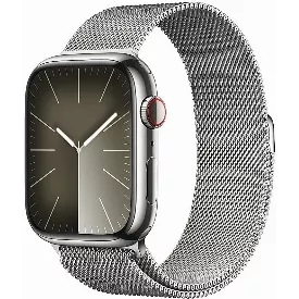 Умные часы Apple Watch Series 9 45 мм, серебро/серебрянная петля